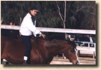 Arabella practicing bridleless